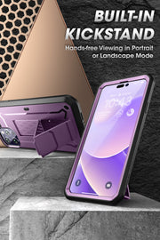 iPhone 14 Pro 6.1 inch Unicorn Beetle Pro Rugged Case-Deep Purple