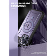 iPhone 14 Pro Max 6.7 inch Unicorn Beetle PRO MAG Rugged MagSafe Case-Deep Purple