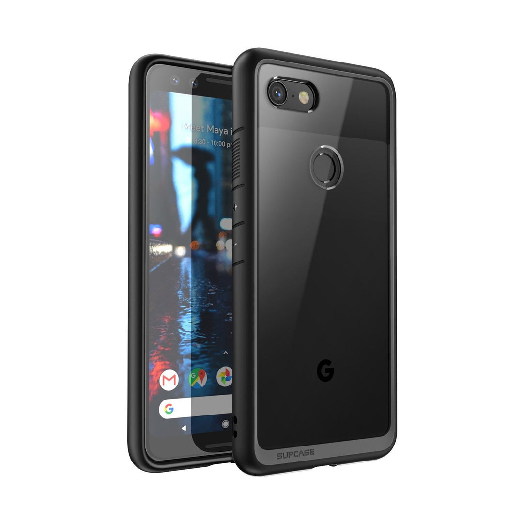 Google Pixel 3a Unicorn Beetle Style Clear Case-Black | SUPCASE