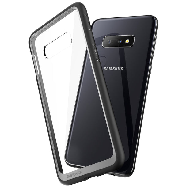 Galaxy S10e Unicorn Beetle Style Clear Case-Black SUPCASE