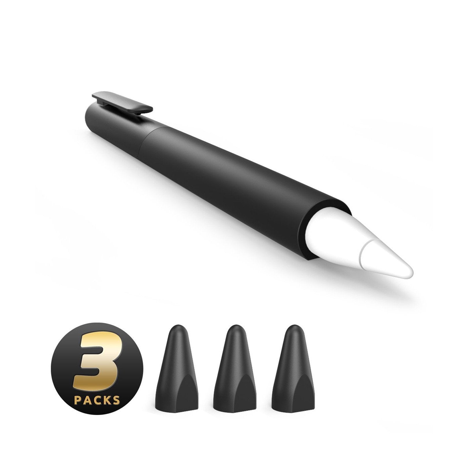 Apple Pencil 2 Silicone Protective Case-Black | SUPCASE