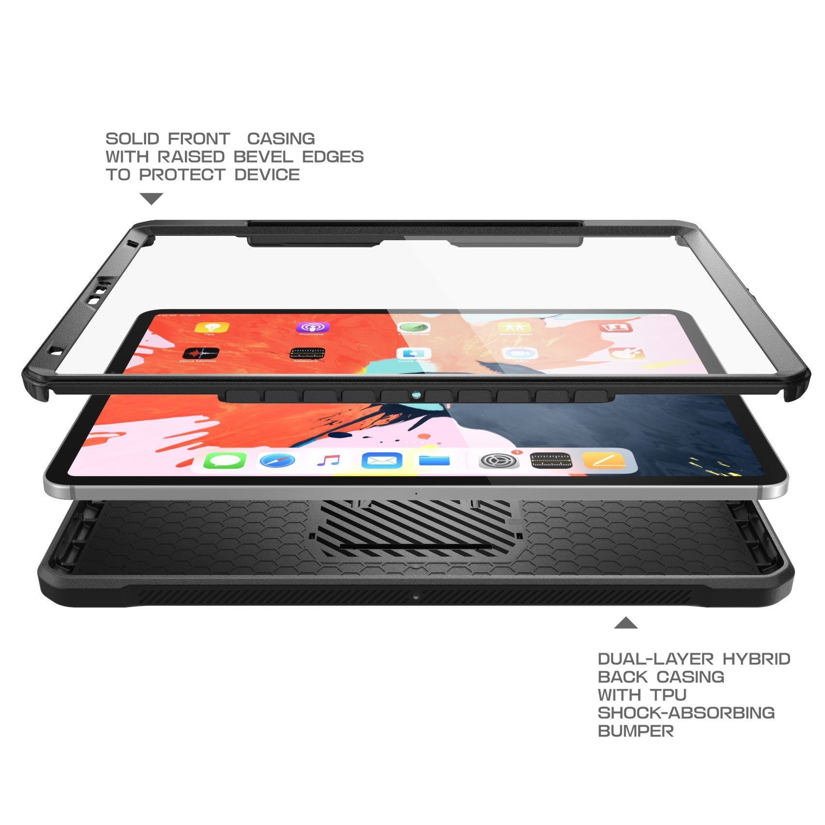 iPad Pro 12.9 inch (2018) Unicorn Beetle Pro Full Body Case (Apple