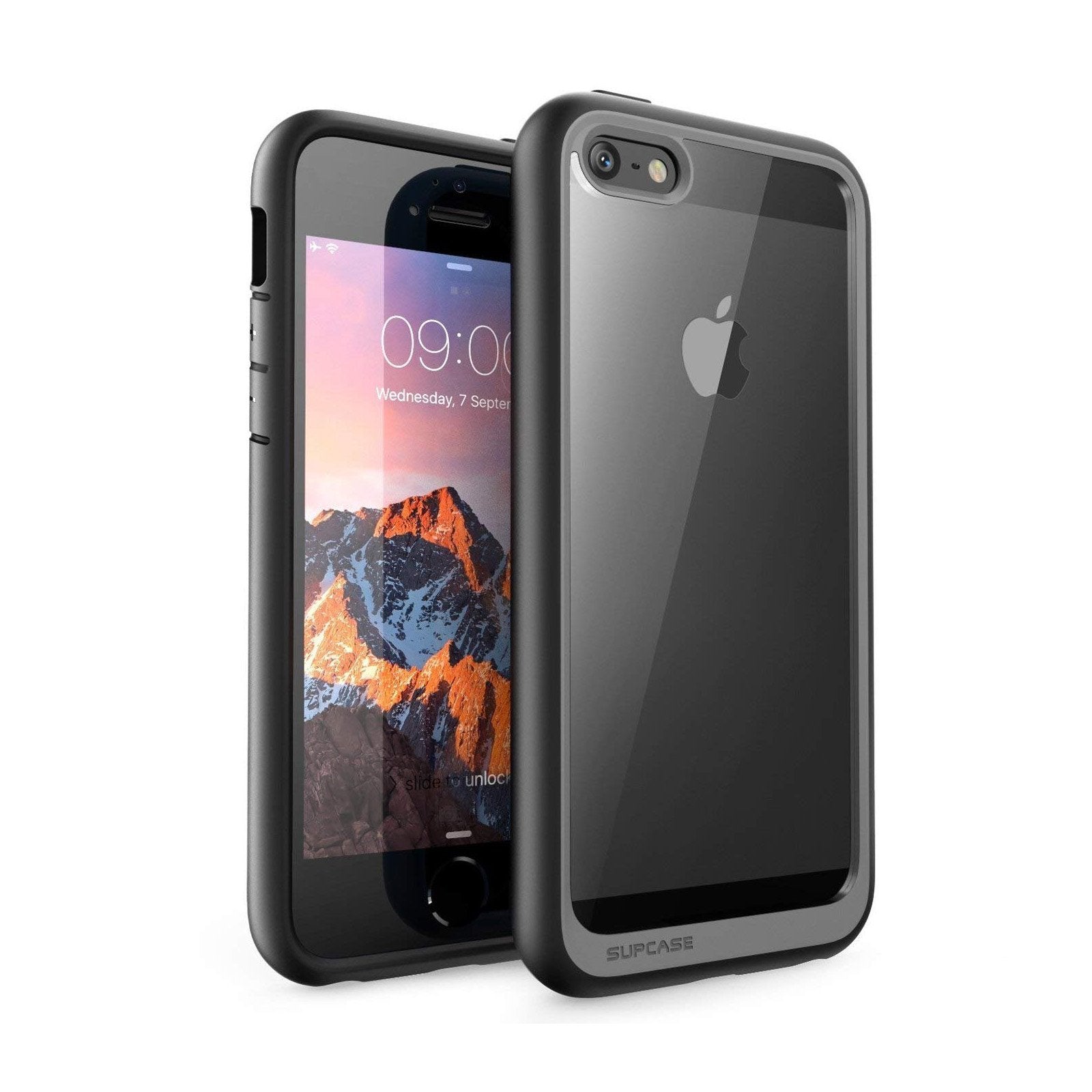 るーびー iPhone 5 / 5s / SE Unicorn Beetle STYLE Slim Clear Case-Black