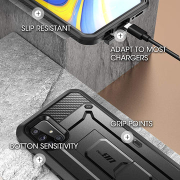 Galaxy A71 5G Unicorn Beetle Pro Rugged Case-Black Galaxy A71 5G Unicorn Beetle Pro Rugged Case-Black