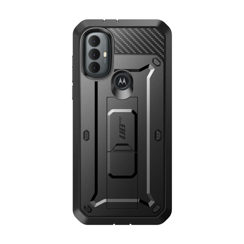 Moto G Power Unicorn Beetle PRO Kickstand Case with Holster-Black