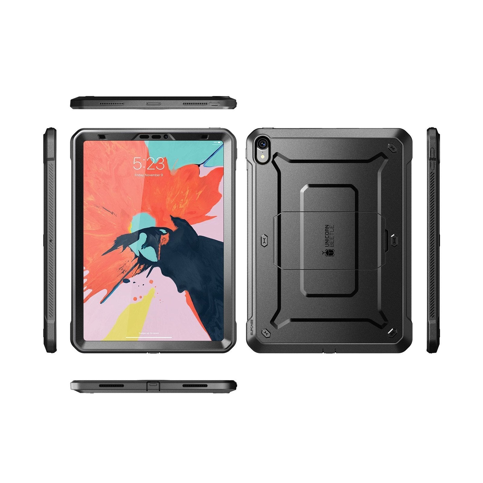 iPad Pro 11 inch 2018 Unicorn Beetle Pro Full-Body Case-Black