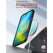 iPhone 14 Pro 6.1 inch Unicorn Beetle Style Slim Clear Case-Black