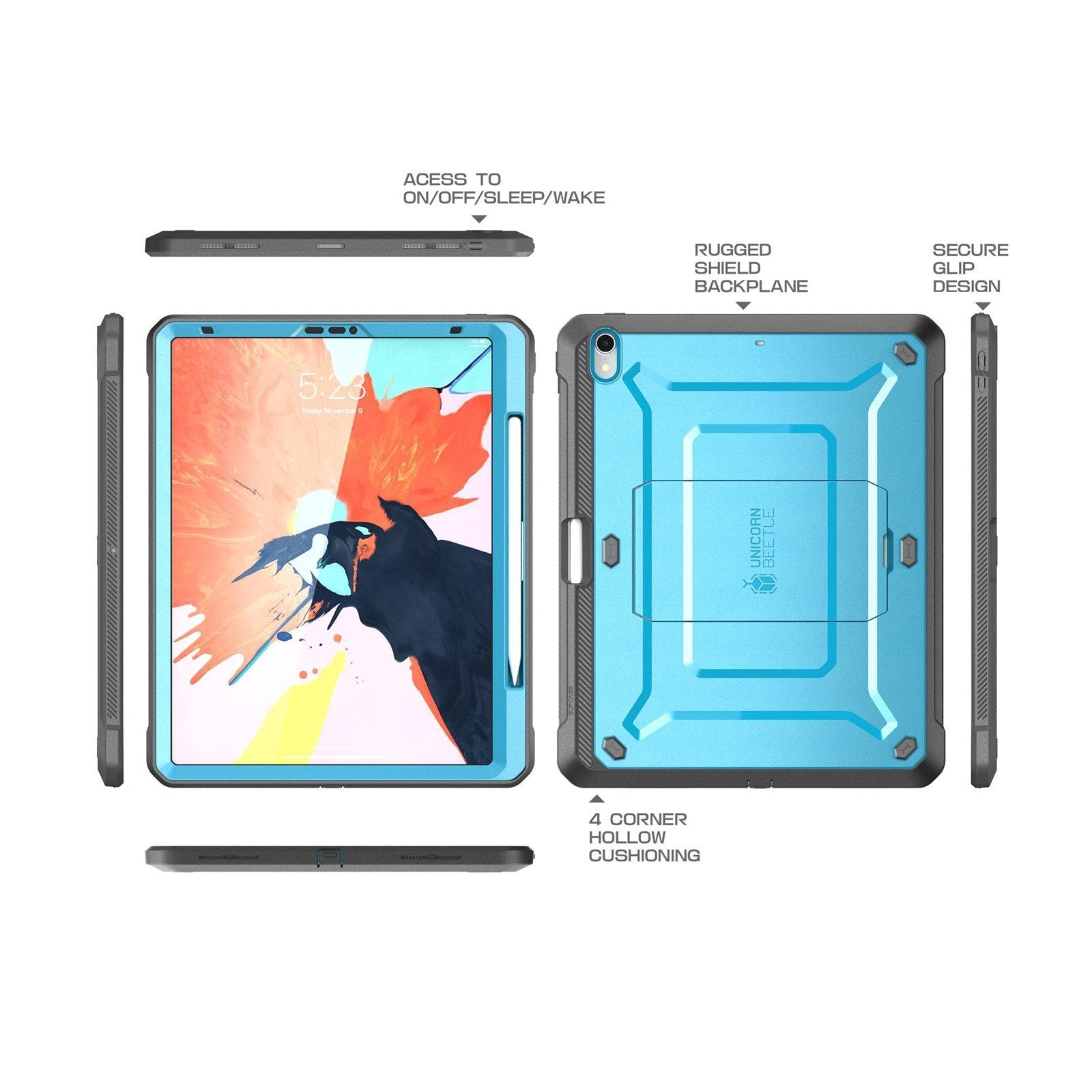 iPad Pro 11 inch (2018) Unicorn Beetle Pro Full Body Case (Apple