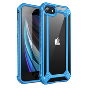 iPhone 7 / 8 Unicorn Beetle Exo Clear Case-Blue