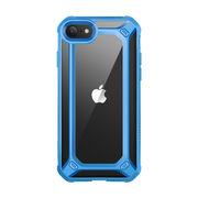 iPhone SE Unicorn Beetle Exo Clear Case-Blue