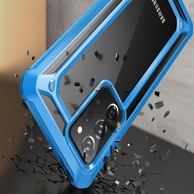 Galaxy Note20 Ultra Unicorn Beetle EXO Clear Case-Blue