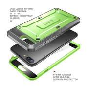 iPhone 7 Unicorn Beetle Pro Holster Case-Green