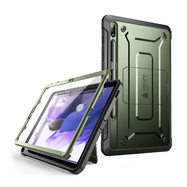 Galaxy Tab S7 FE 12.4 inch Unicorn Beetle Pro Rugged Case-Dark Green
