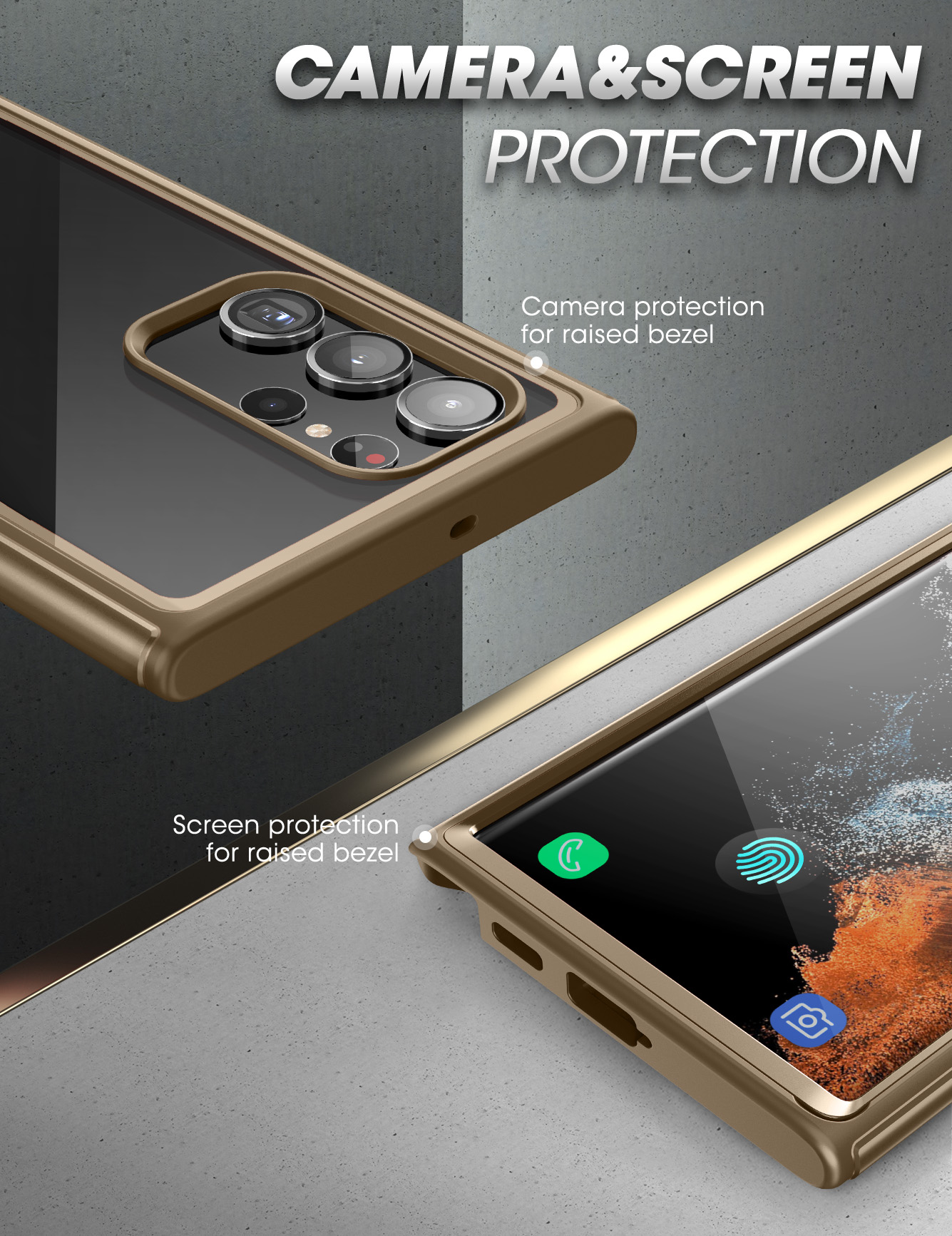 Galaxy S23 Ultra | Unicorn Beetle EDGE XT with Screen Protector ...