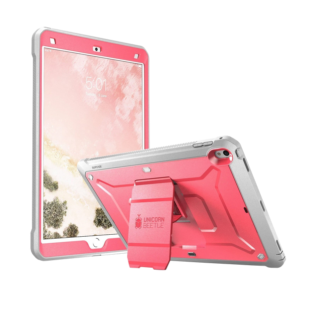iPad Pro 10.5 inch (2017) Unicorn Beetle Rugged Case with Screen Protector-Pink