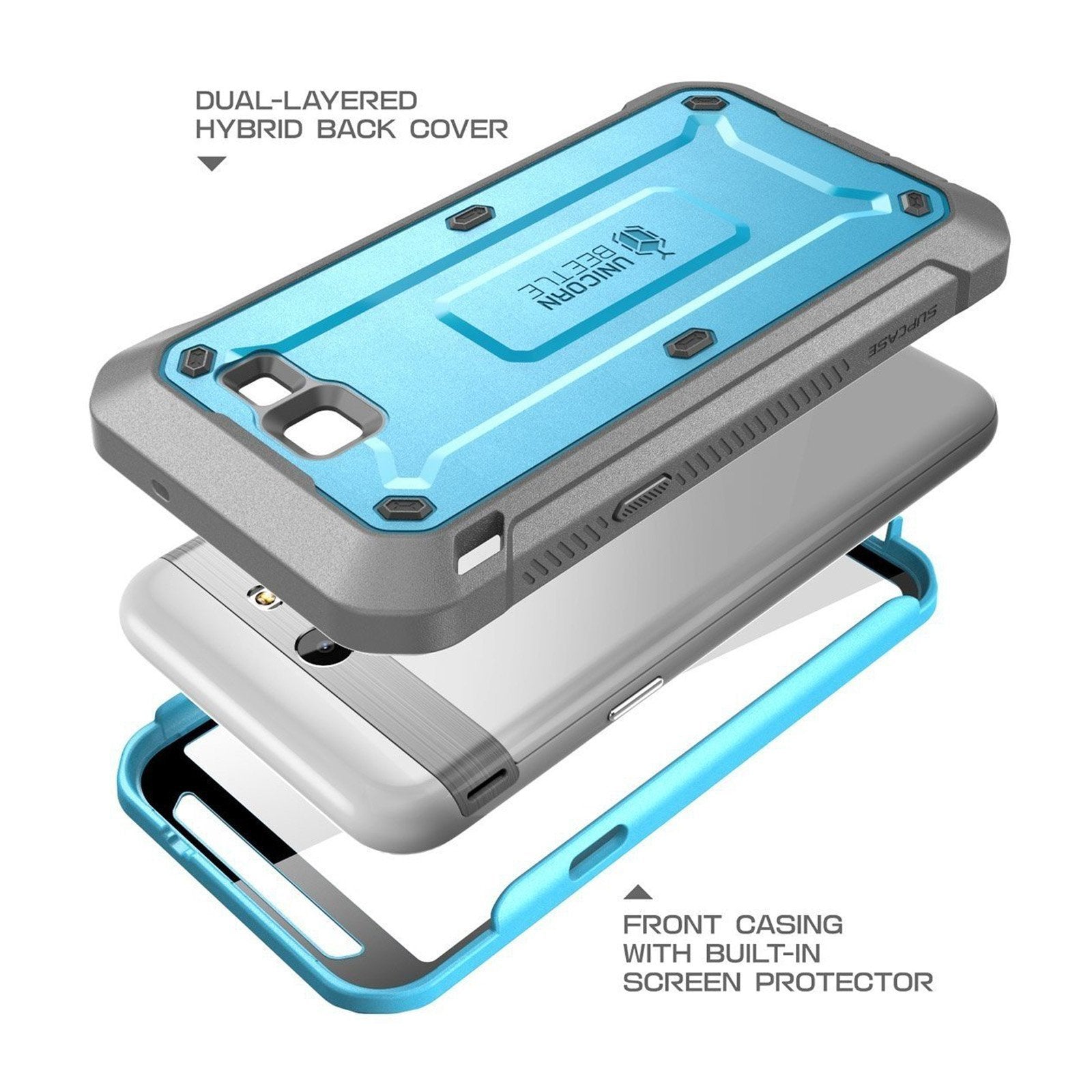 Galaxy J7 (2017) Unicorn Beetle Pro Full Body Rugged Holster Case