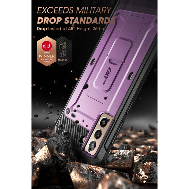 Galaxy S21 FE Unicorn Beetle PRO Rugged Case-Metallic Purple