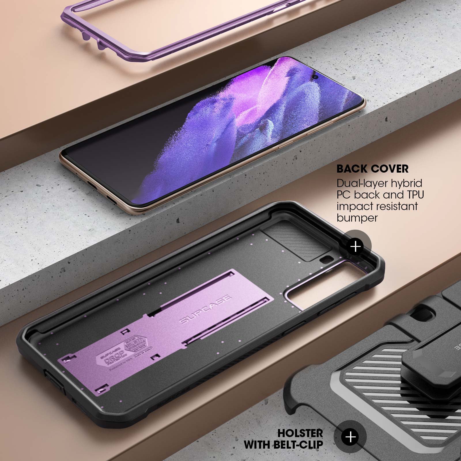 SUPCASE | Galaxy S21 | Unicorn Beetle PRO