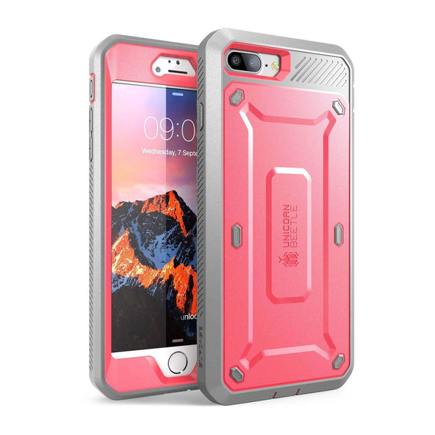 iPhone 7 Unicorn Beetle Pro Holster Case-Pink