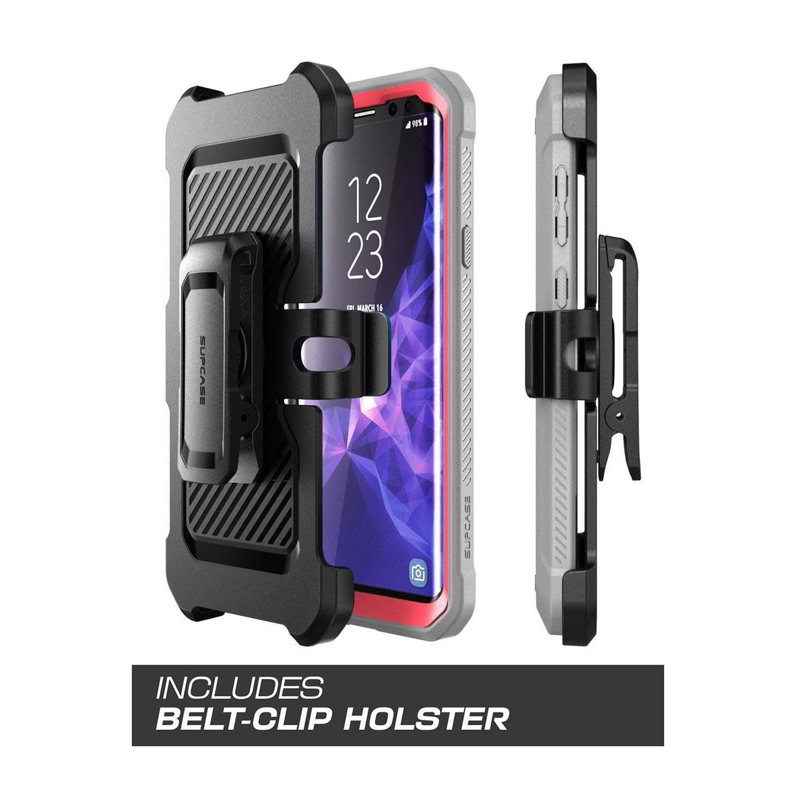 Galaxy S9 Unicorn Beetle Pro Full Body Rugged Holster Case-Pink