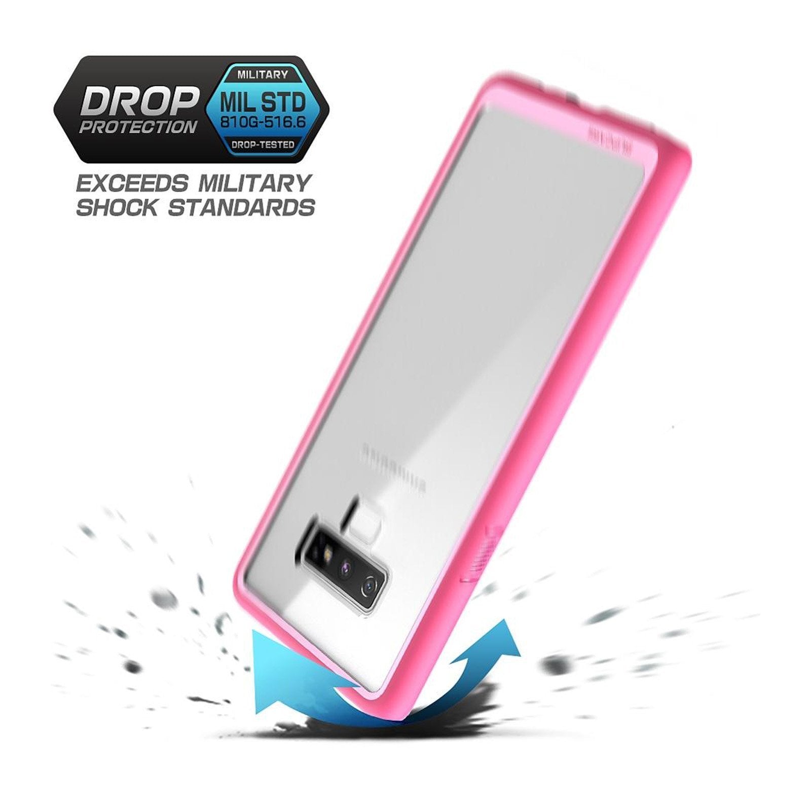 Galaxy Note9 Unicorn Beetle Style Slim Clear Case-Pink | SUPCASE