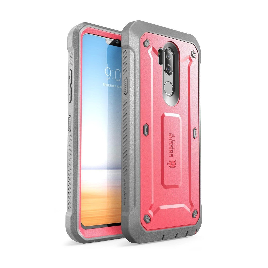 LG G7 ThinQ Unicorn Beetle Pro Rugged Holster Case-Pink SUPCASE