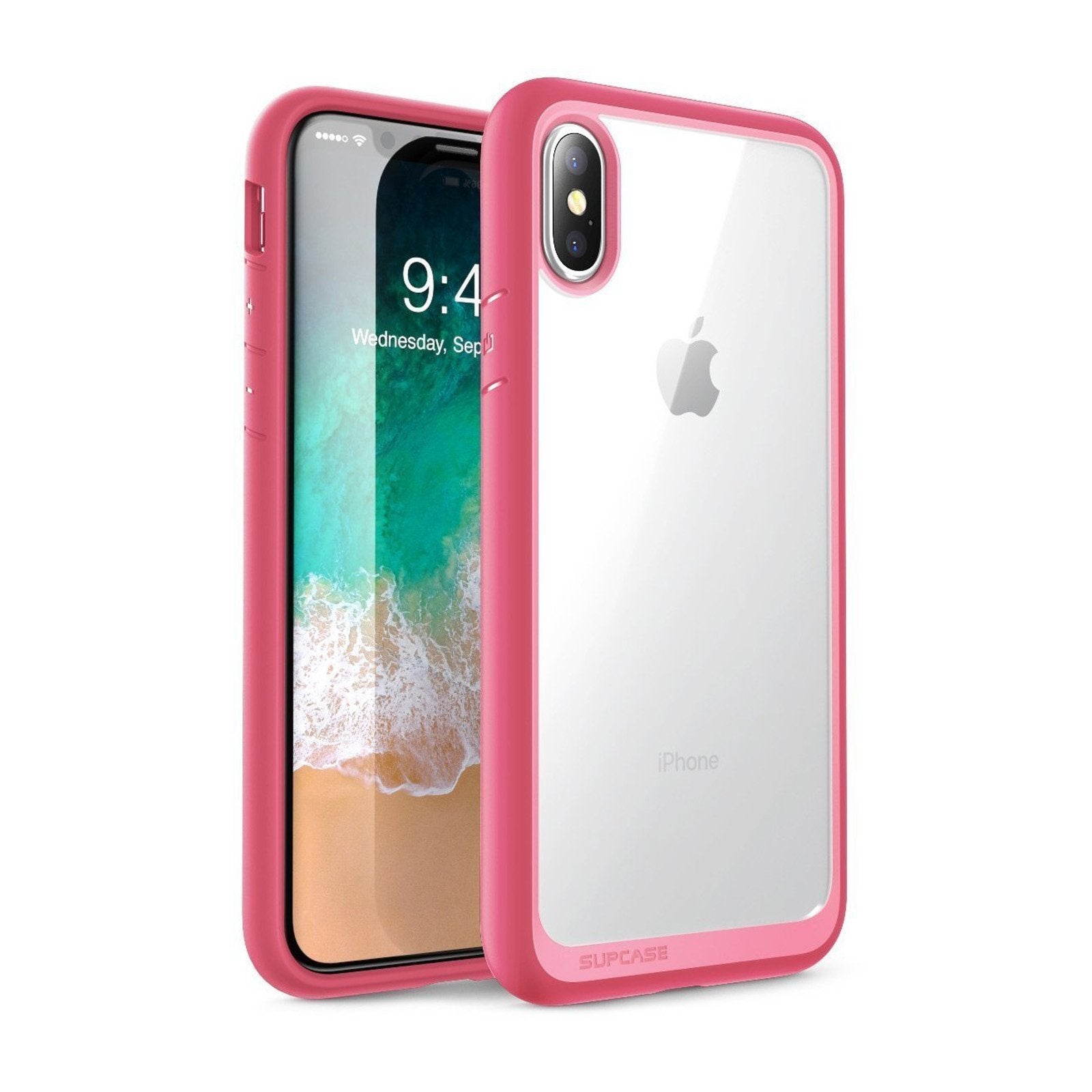iPhone XS Max Unicorn Beetle Style Slim Clear Case-Pink | SUPCASE