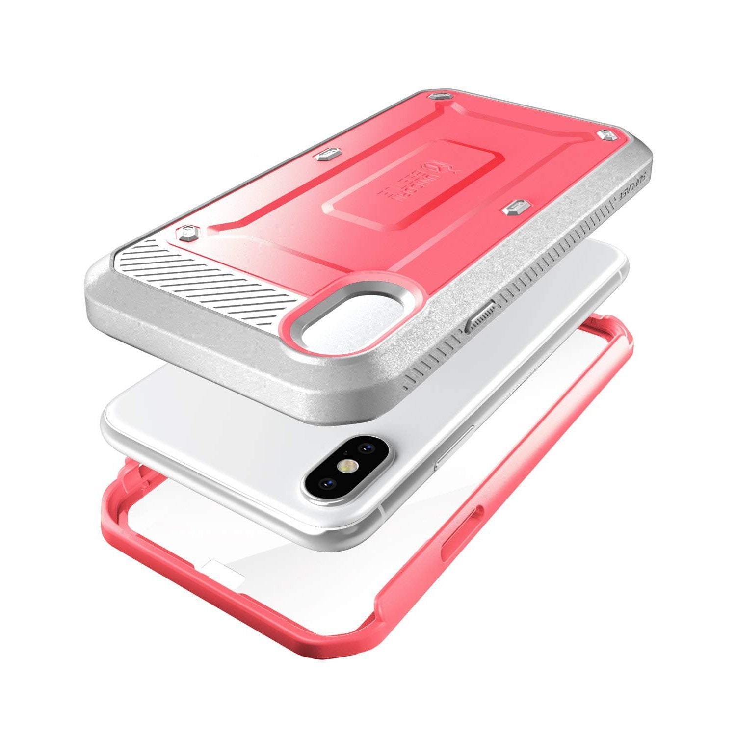 iPhone X / XS Unicorn Beetle Pro Rugged Holster Case-Pink | SUPCASE