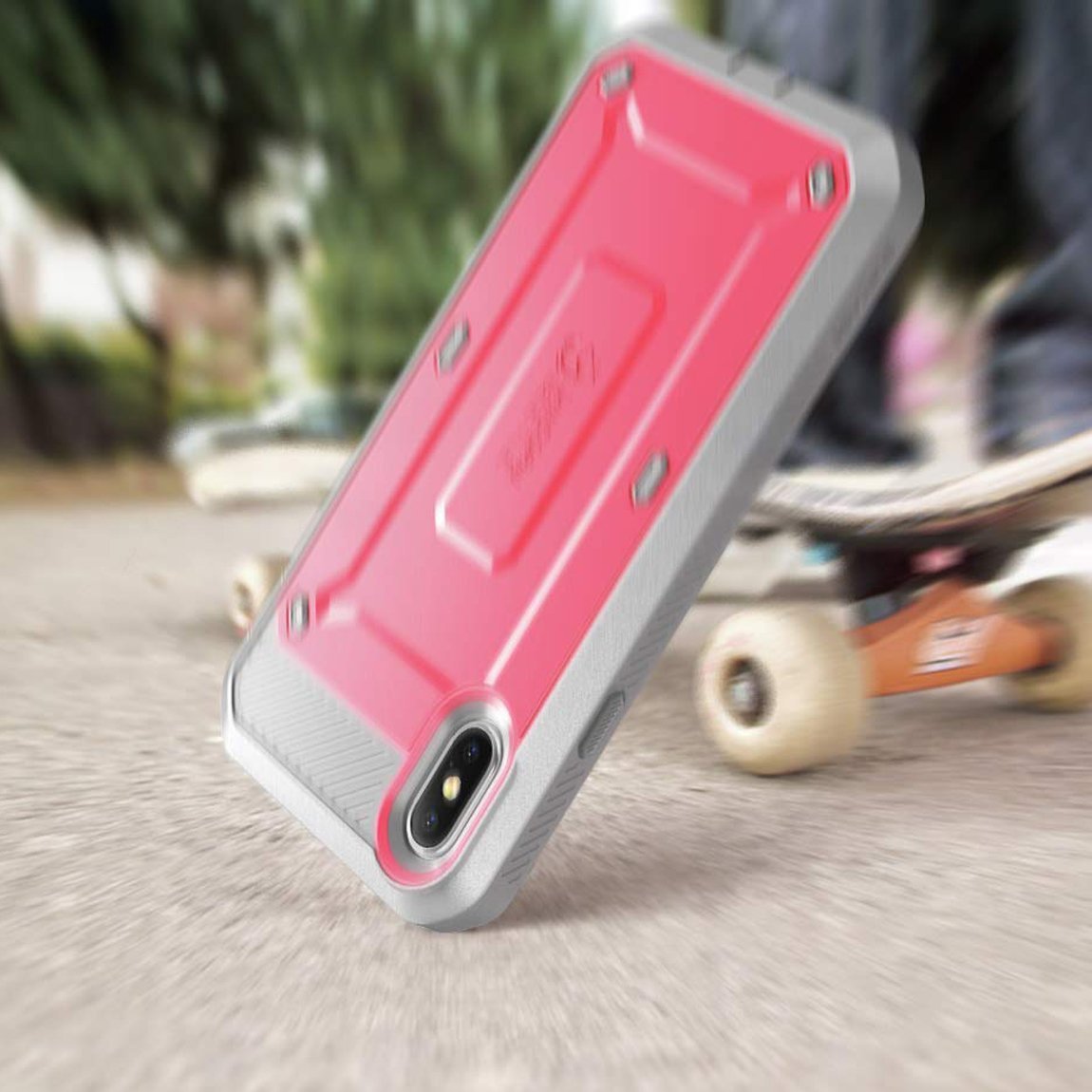 iPhone X / XS Unicorn Beetle Pro Rugged Holster Case-Pink | SUPCASE