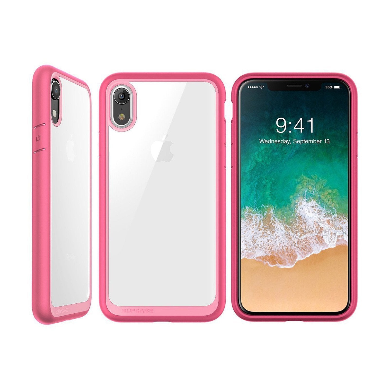 iPhone XR Unicorn Beetle Style Slim Clear Case-Pink | SUPCASE