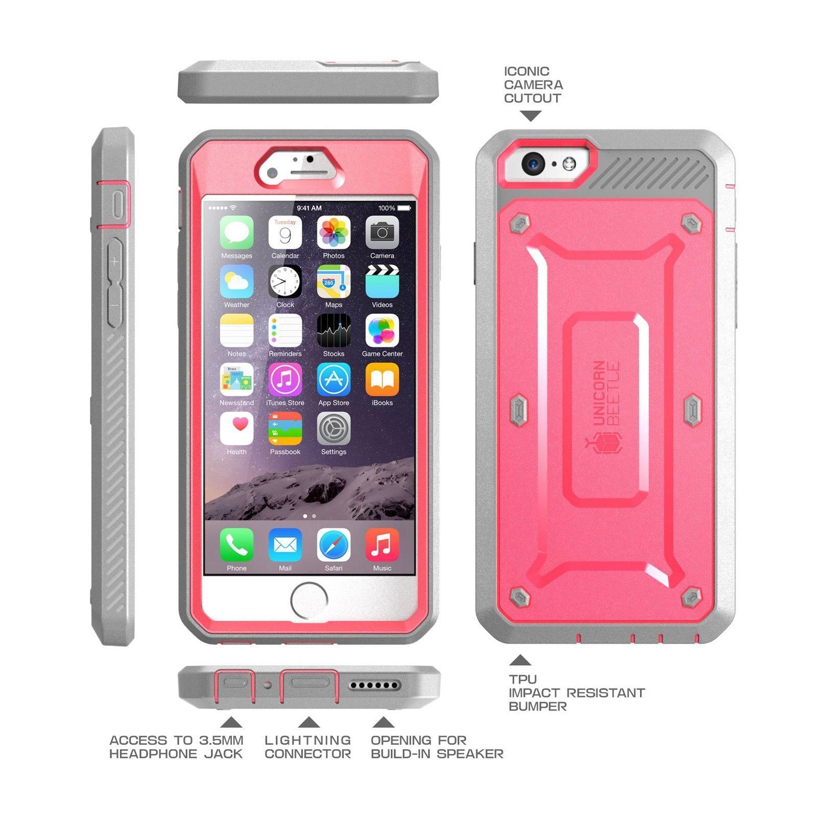 iPhone 6S & 6 Unicorn Beetle Pro Holster Case by SUPCASE