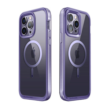 iPhone 14 Pro Max 6.7 inch Unicorn Beetle EDGE MAG with Screen Protector Clear Case-Deep Purple iPhone 14 Pro Max 6.7 inch Unicorn Beetle EDGE MAG with Screen Protector Clear Case-Deep Purple