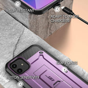 iPhone 12 mini 5.4 inch Unicorn Beetle Pro Rugged Case-Metallic Purple