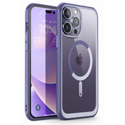 iPhone 14 Pro 6.1 inch Unicorn Beetle MAG Slim Clear MagSafe Case-Deep Purple