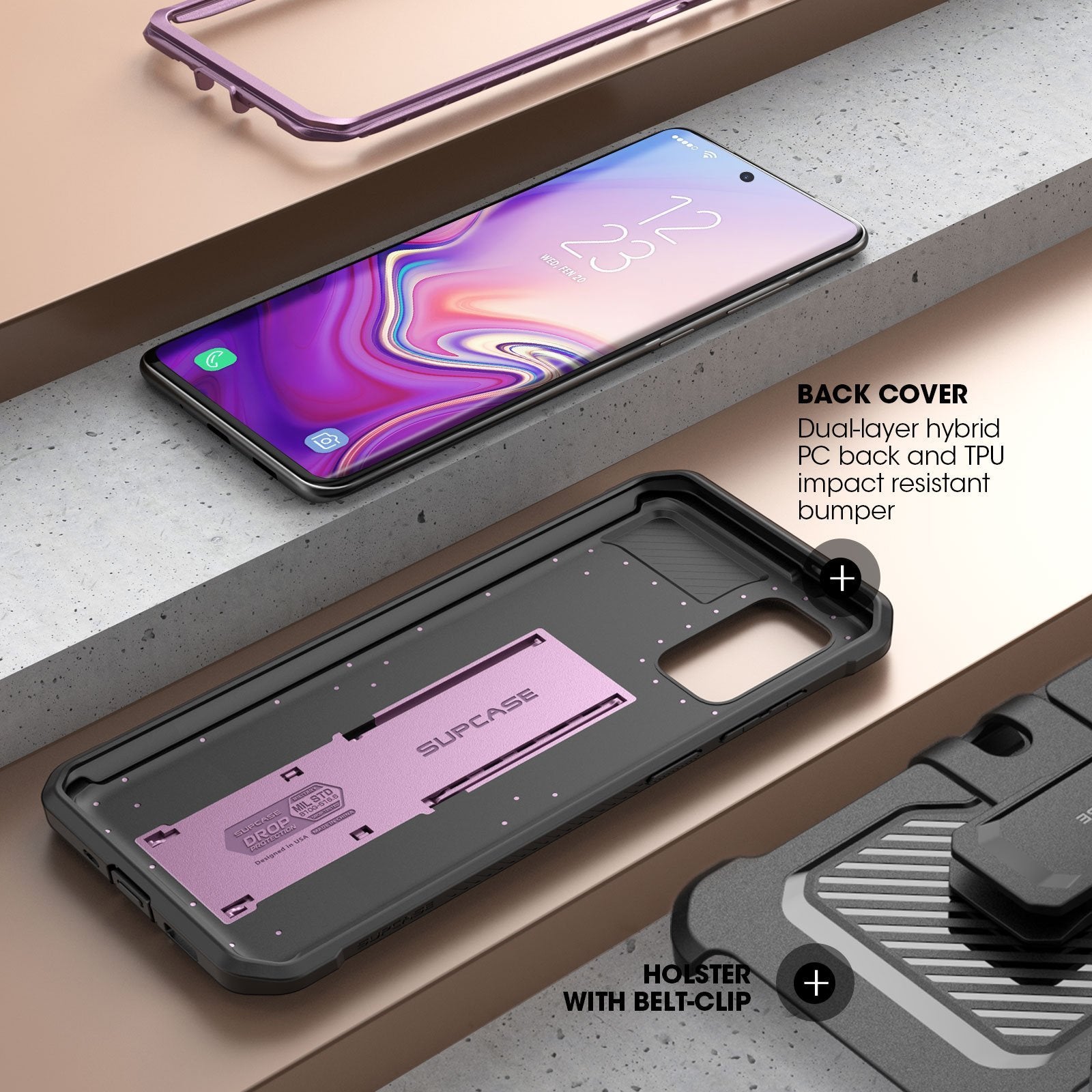 SUPCASE | Galaxy S20 | Unicorn Beetle PRO