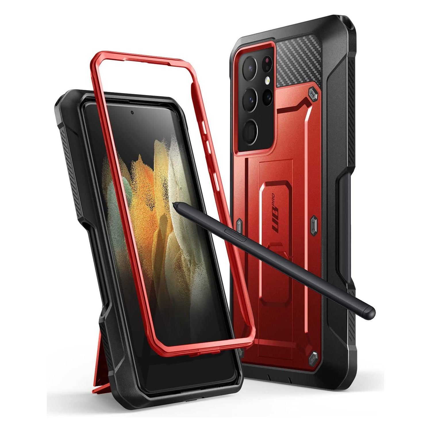 SUPCASE | Galaxy S21 Ultra | Unicorn Beetle PRO with S-Pen Holder