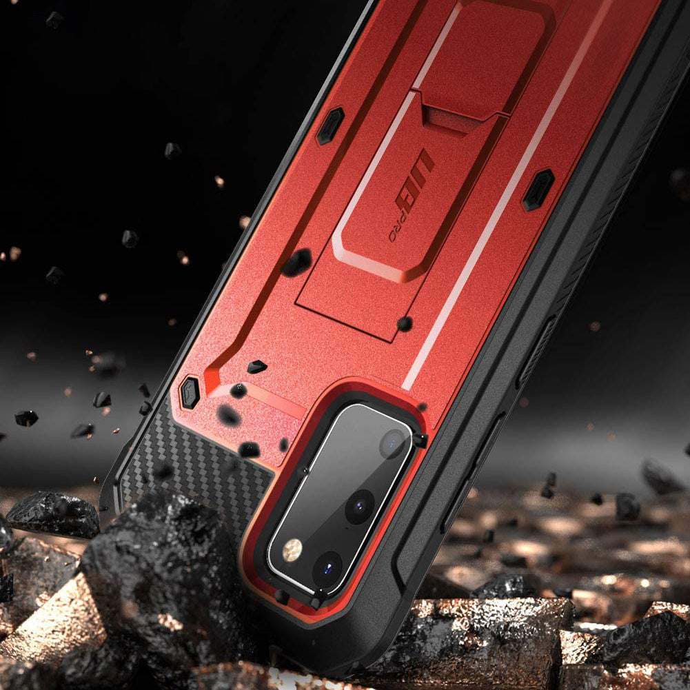 Galaxy S20 FE Unicorn Beetle Pro Rugged Case-Metallic Red Galaxy S20 FE Unicorn Beetle Pro Rugged Case-Metallic Red