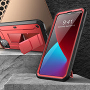 iPhone 12 Pro 6.1 inch Unicorn Beetle Pro Rugged Case-Metallic Red