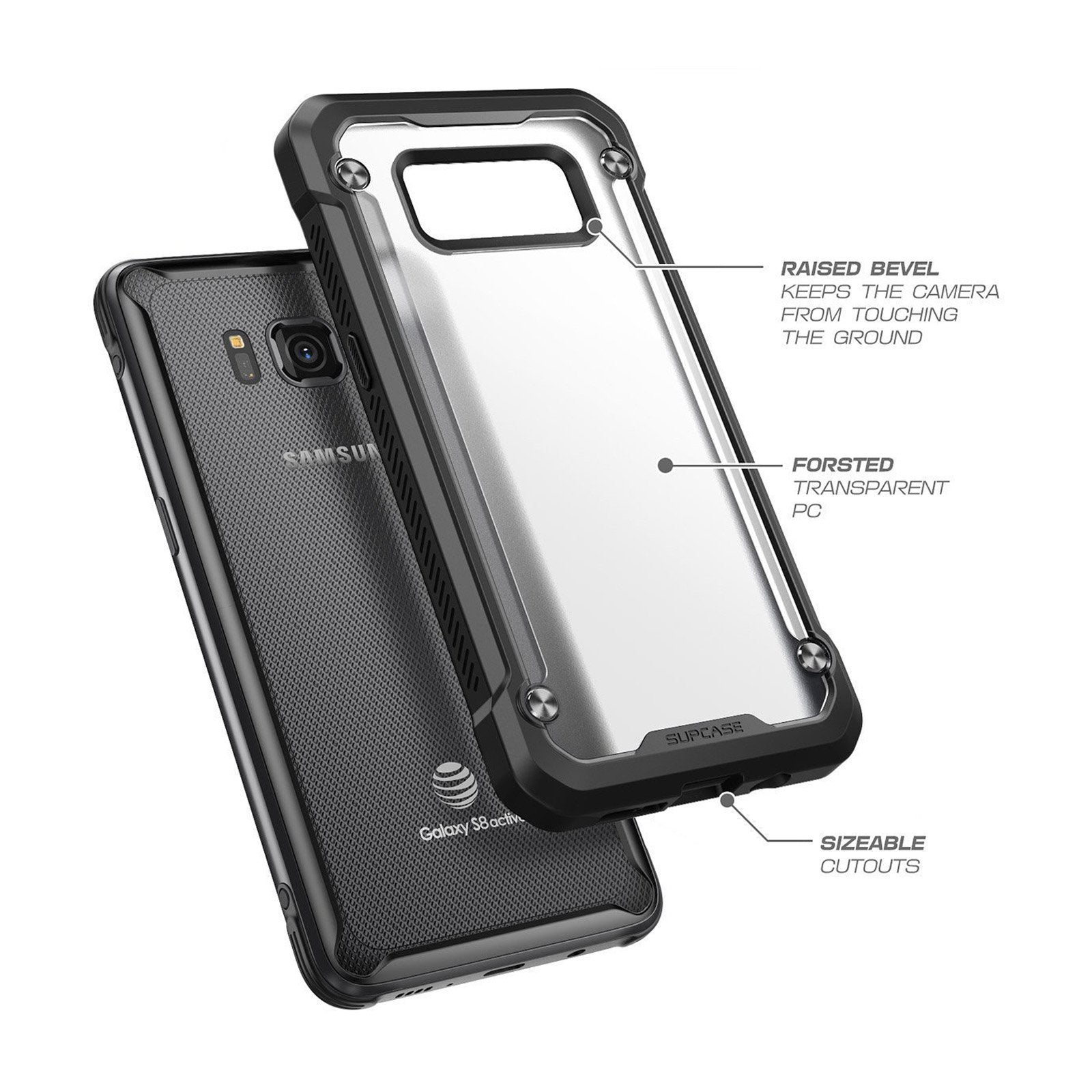 Galaxy S8 Active Unicorn Beetle Hybrid Protective Bumper Case