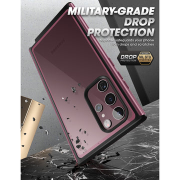 Galaxy S22 Ultra Unicorn Beetle EDGE XT Bumper Case-Burgundy Galaxy S22 Ultra Unicorn Beetle EDGE XT Bumper Case-Burgundy